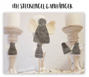 Stickserie ITH - Engel Steckerfigur & Anhänger